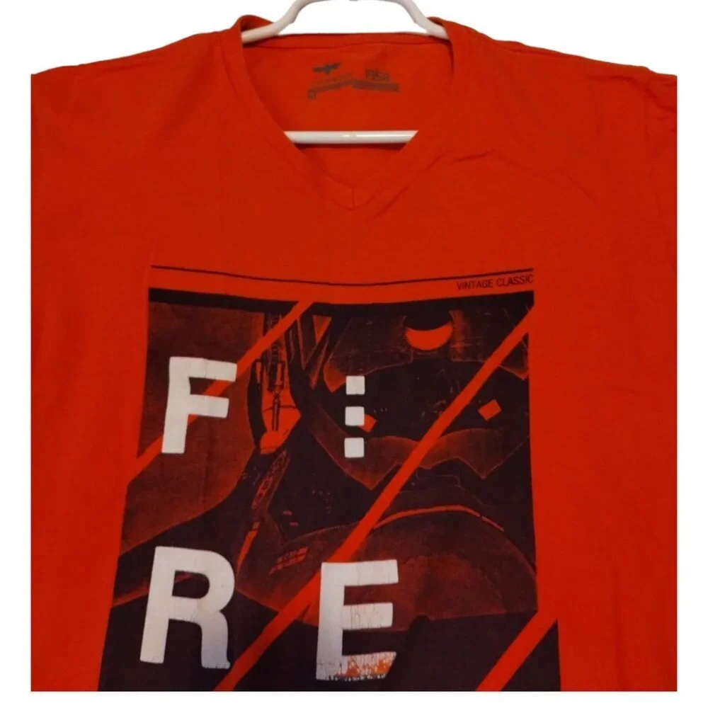 Firebird Mens Classic Vintage Enjoy Your Life Graphic T-Shirt‎ Sz M Short Sleeve